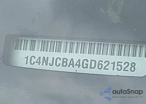 2016 Jeep Compass Sport from USA, damaged, VIN 1C4NJCBA4GD621528